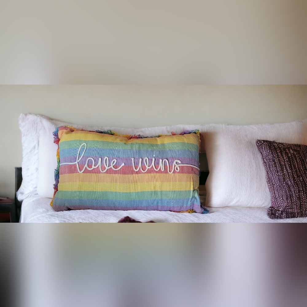 Love Wins Pride Pillow